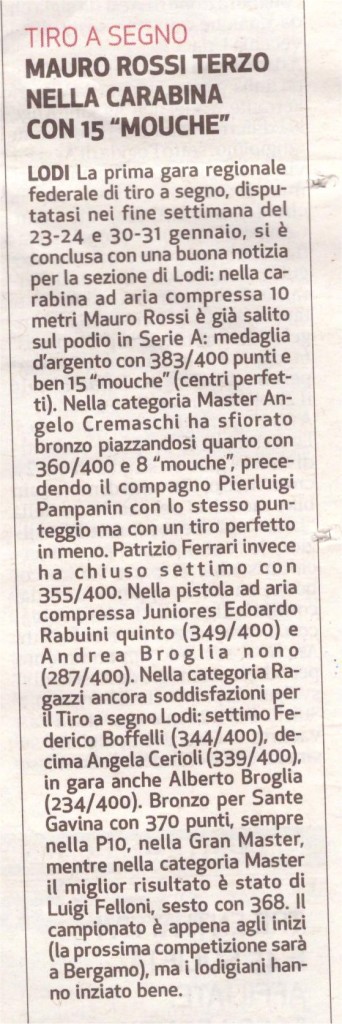 articolo I Regionale