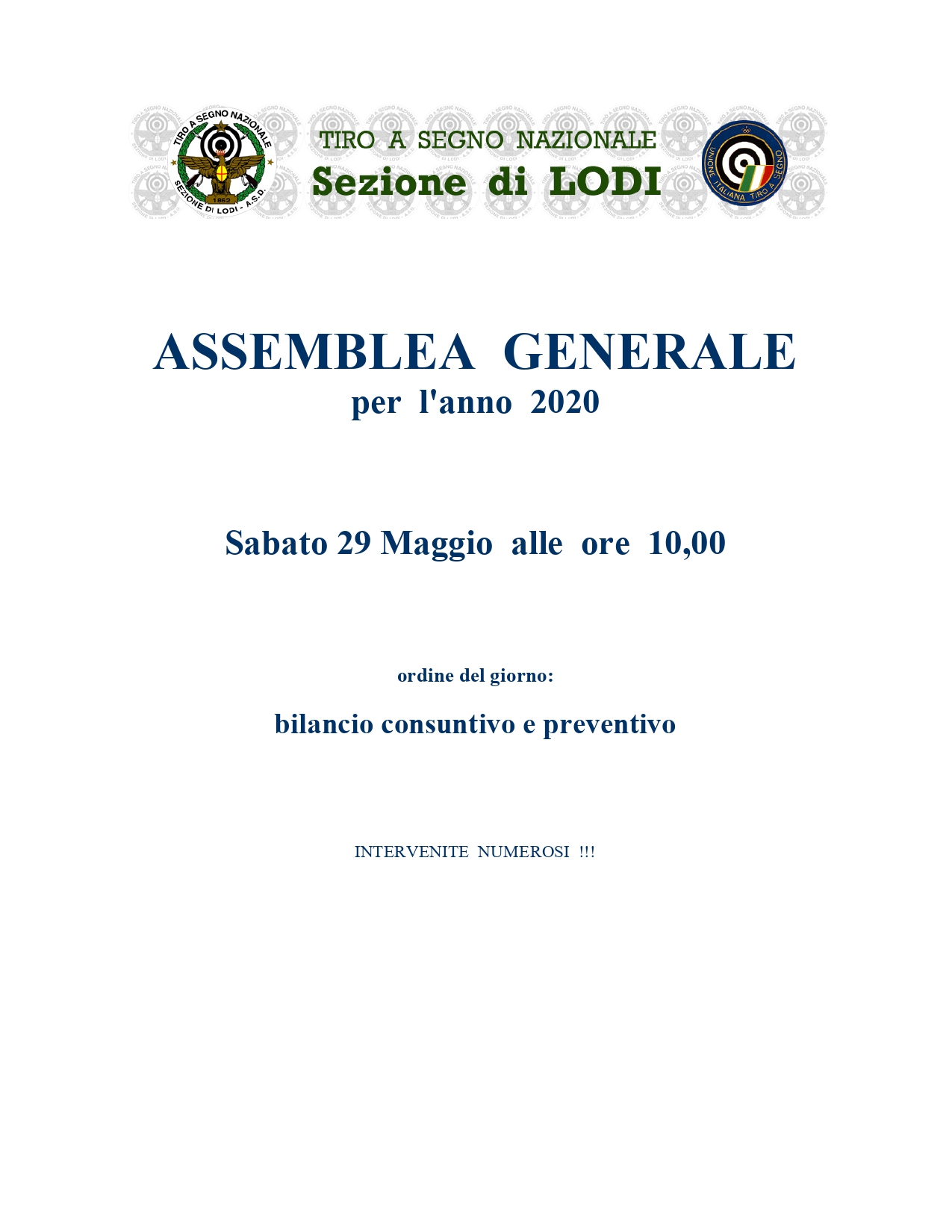 Assemblea generale 2020